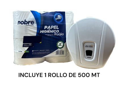 Pack 1 Rollo + Pack Disp. Jumbo Nobre Blanco