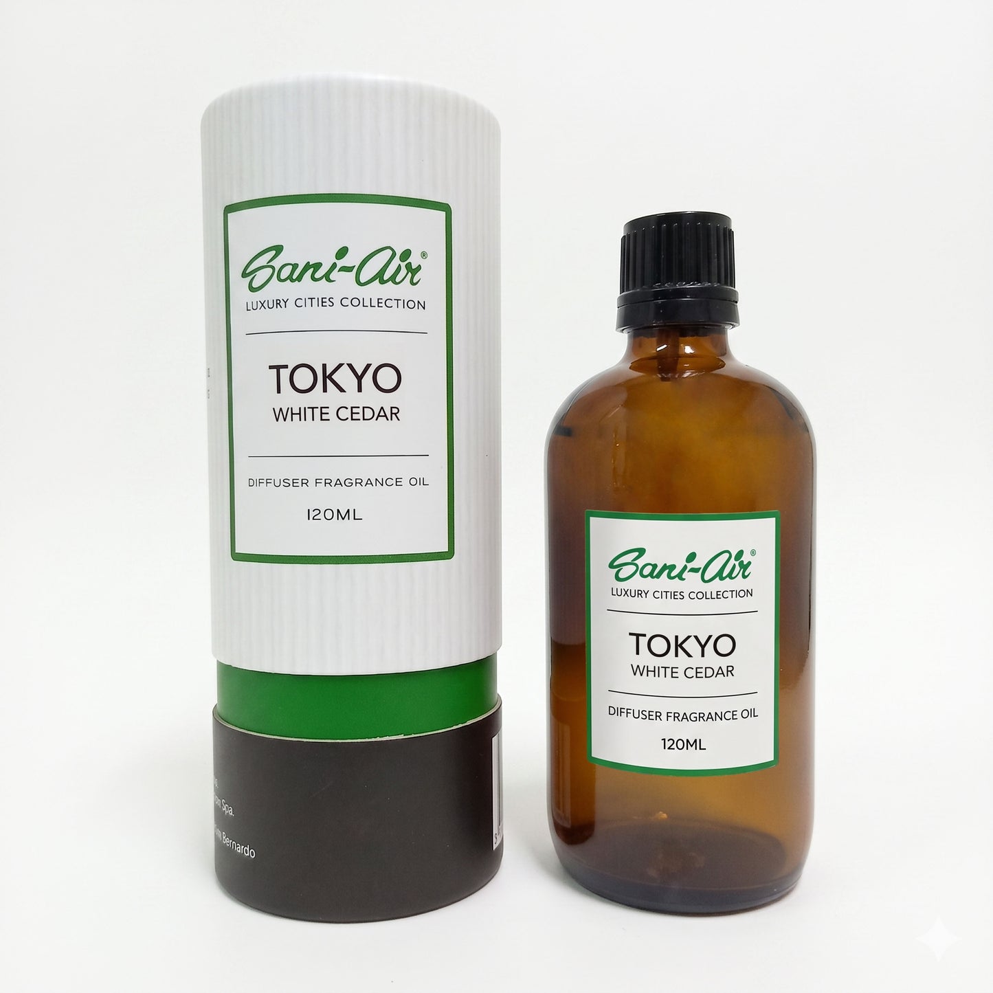 Botella Esencia Luxury Sani-Air 120ml Tokyo White Cedar