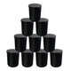 Pack 10 Recipientes Porta Vela de Vidrio 220 Ml con Tapa de Metal