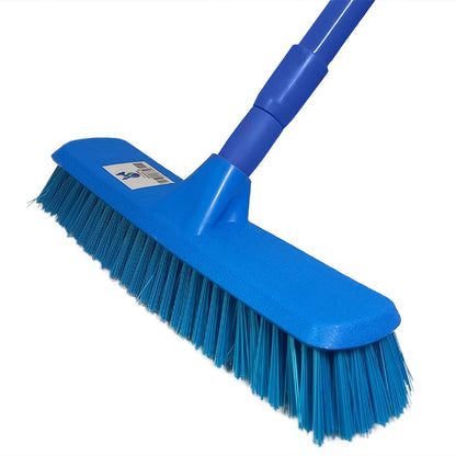 Escobillón Municipal Azul 4 cm con Mango Extensible (82-150 cm)
