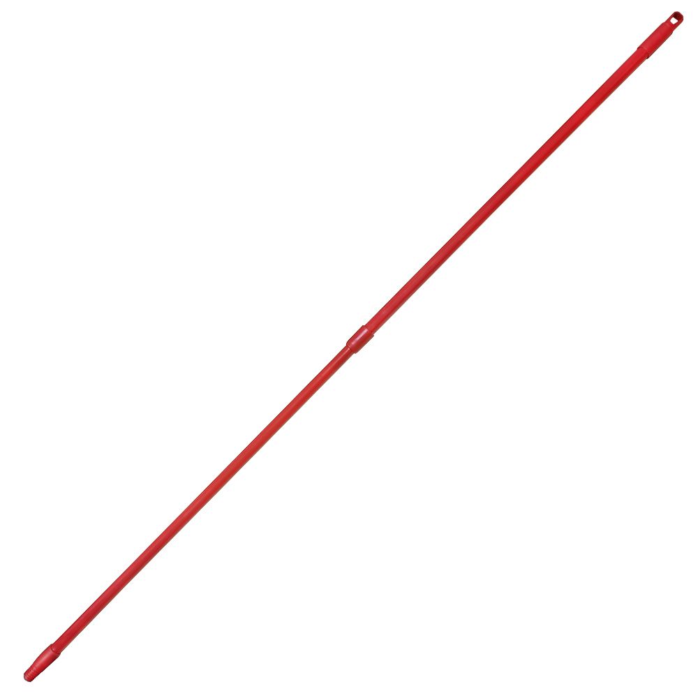 Escobillón Municipal Azul 4 cm con Mango Extensible Rojo (82-150 cm)