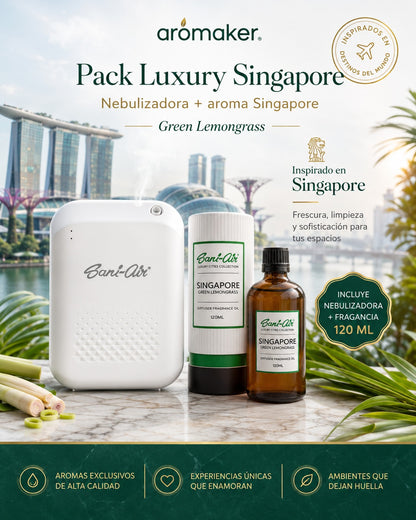 Pack Esencia Luxury Singapore 120ml + Nebulizadora Sani-Air S