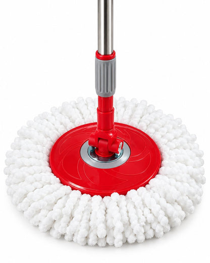 Mopa Giratoria 360° con Balde Pedal 8 L y 2 Repuestos