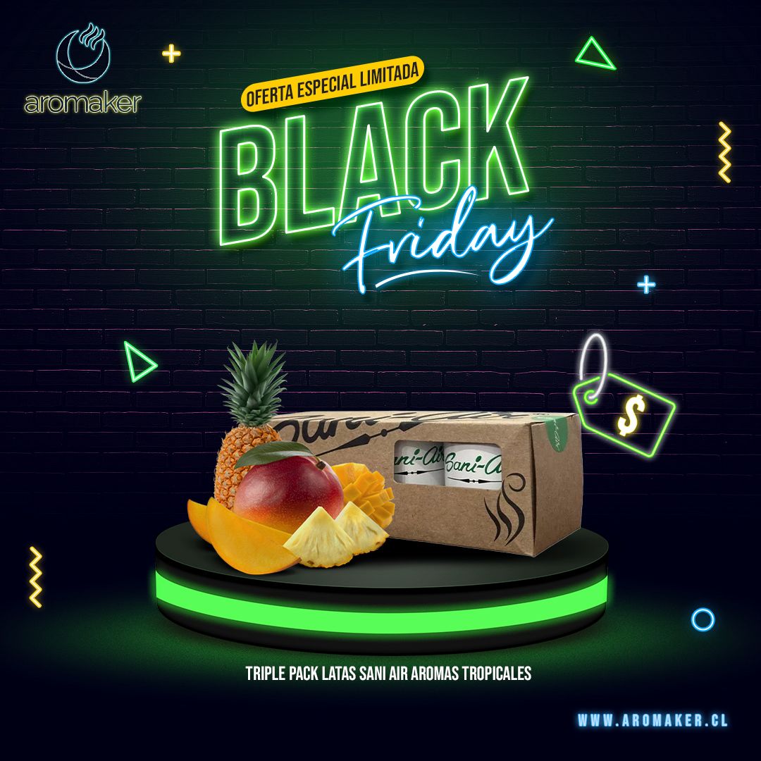 Triple Pack Sani Air Aromas Tropicales 🌴