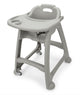 Silla de comedor Deluxe para bebe, con ruedas y mesita