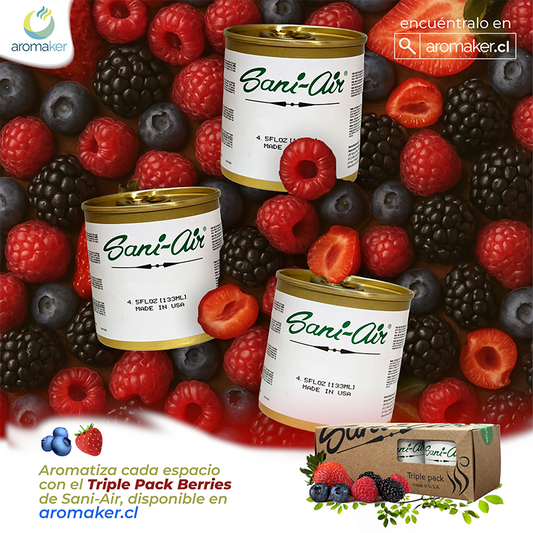 Triple Pack Sani Air Aromas Berries 🫐