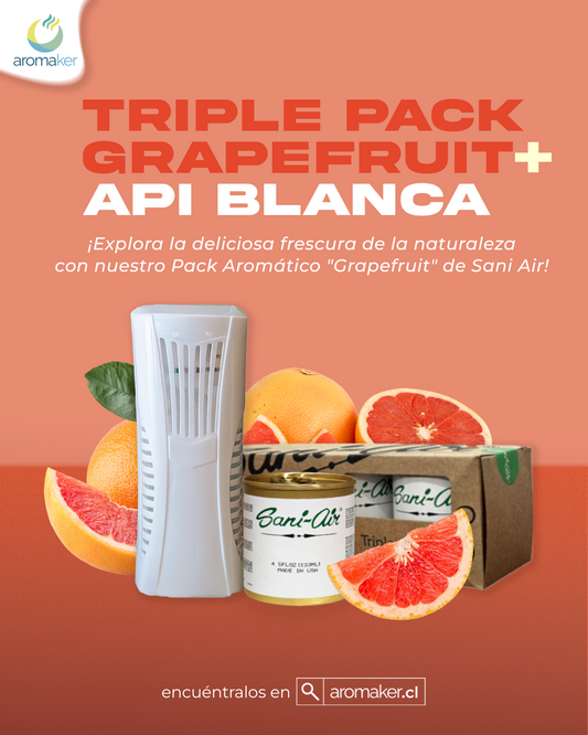 API + Tripack Sani Air Grapefruit
