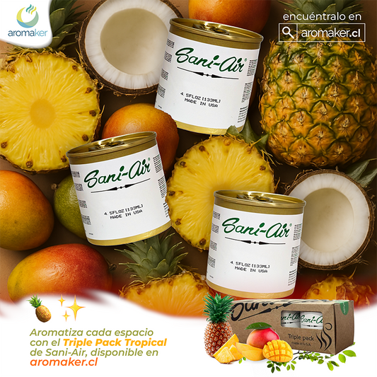 Triple Pack Sani Air Aromas Tropicales 🌴