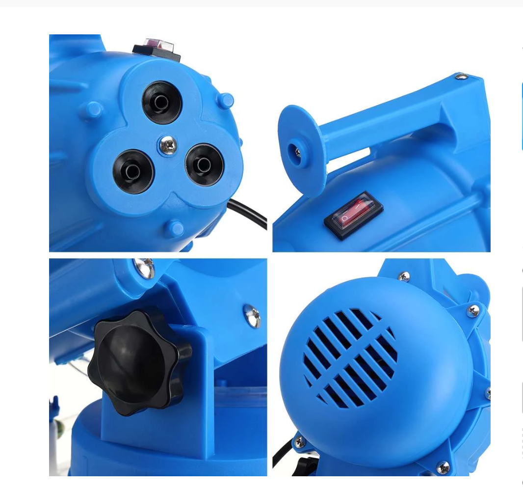 FOGGER 1200W 5 L
(NEBULIZADOR SANITIZADOR FUMIGADOR FOGGER ULV)
(NEBULIZADOR SANITIZADOR FUMIGADOR 3 BOQUILLAS)