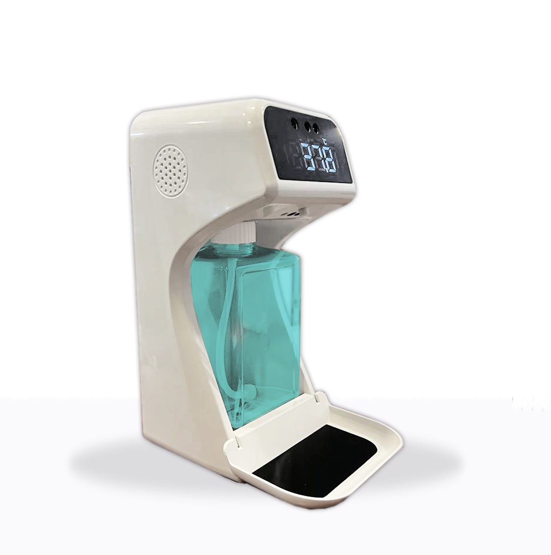 DISPENSADOR AUTOMÁTICO PARA DESINFECCIÓN DE MANOS CON TERMÓMETRO
1000ML F12