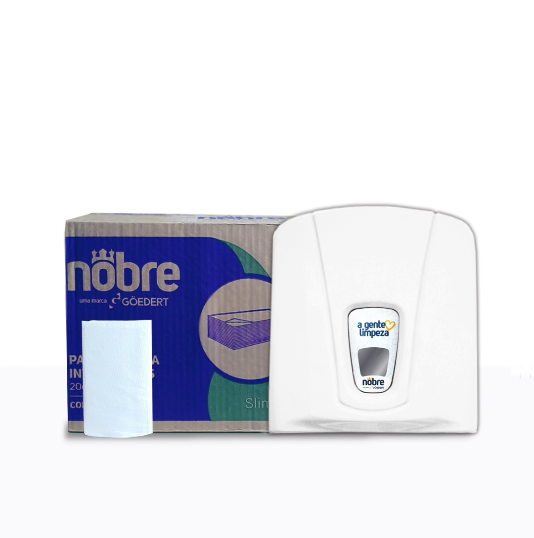 DISPENSADOR DE HOJA INTERFOLIADA BLANCO CITY  MAS CAJA CON 6 PAQUETES DE 333 HOJAS 20X20CM 2.000 hojas